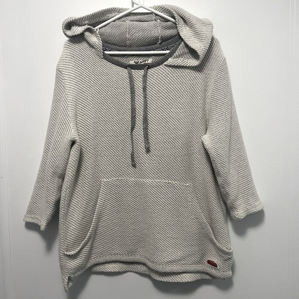 Cozy Roxy Cream Hooded Women's Top